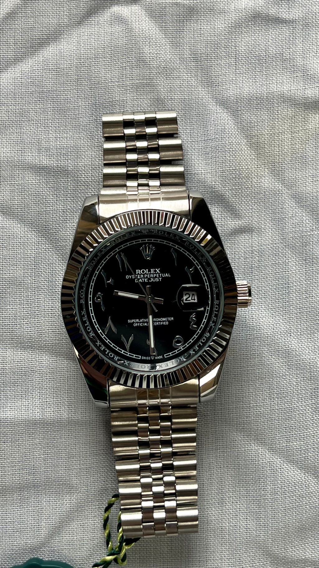 Rolex Arabic numbers