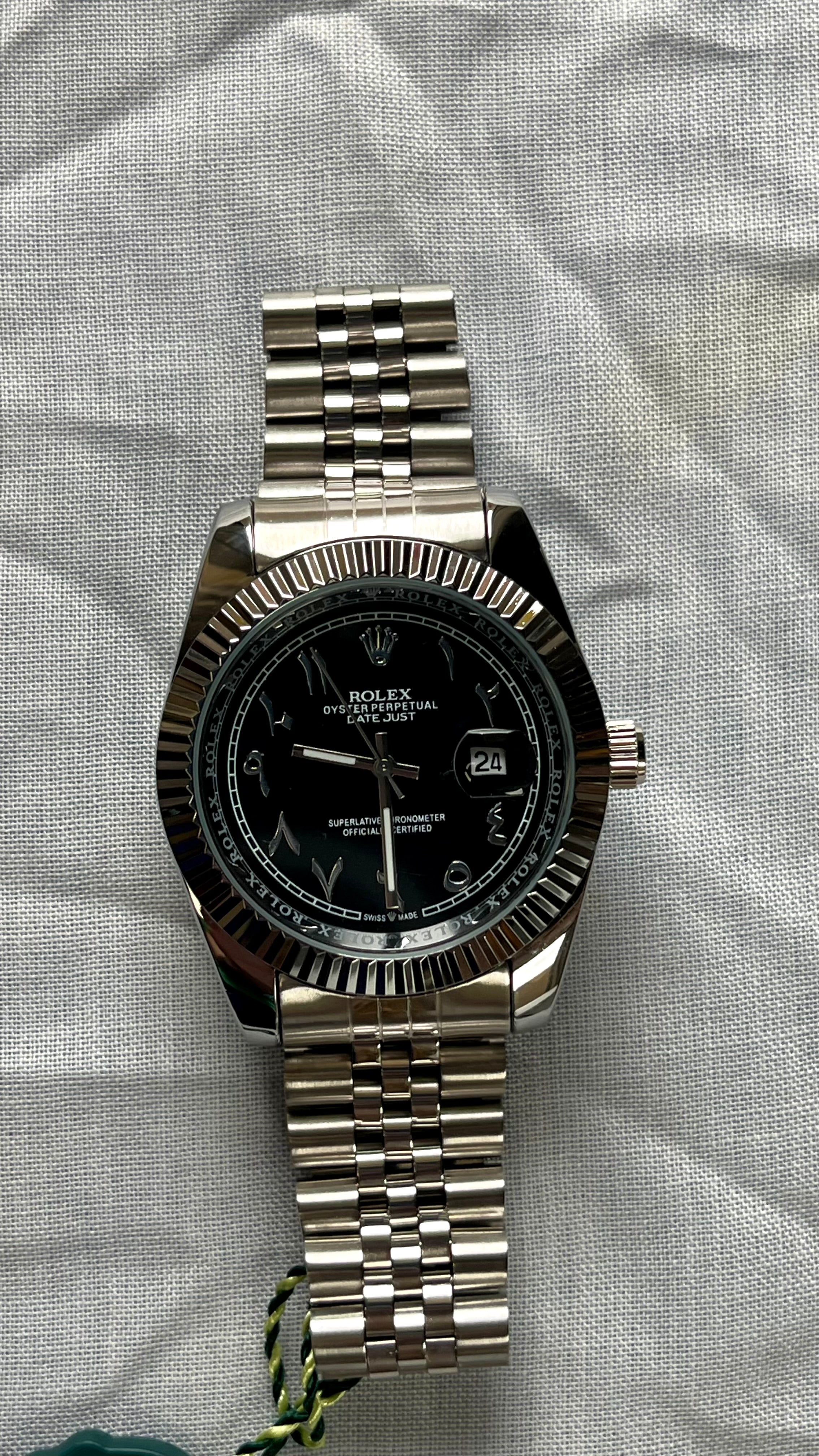 Rolex Arabic numbers