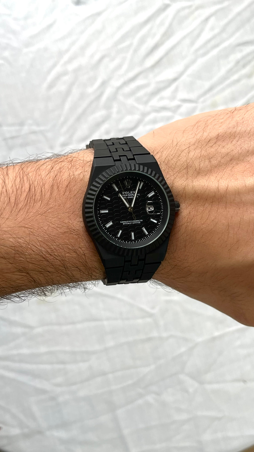 Black rolex carbon