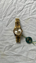 Golden small rolex