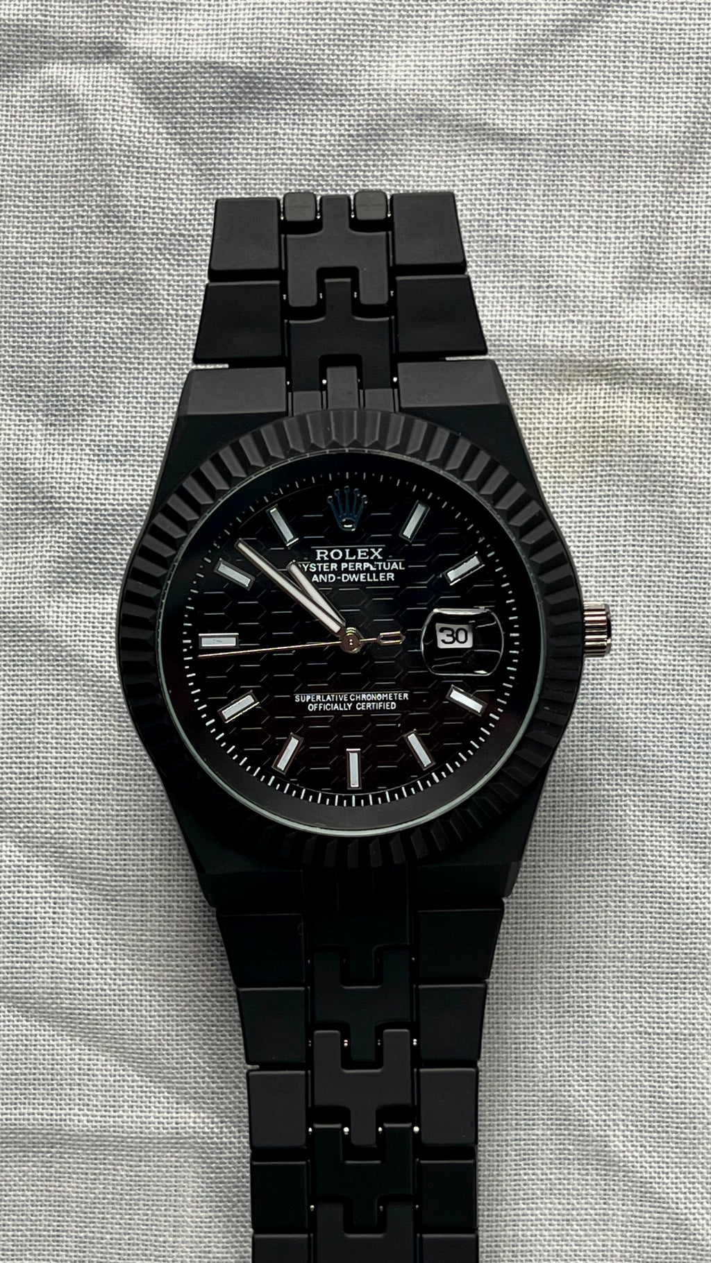Black rolex carbon