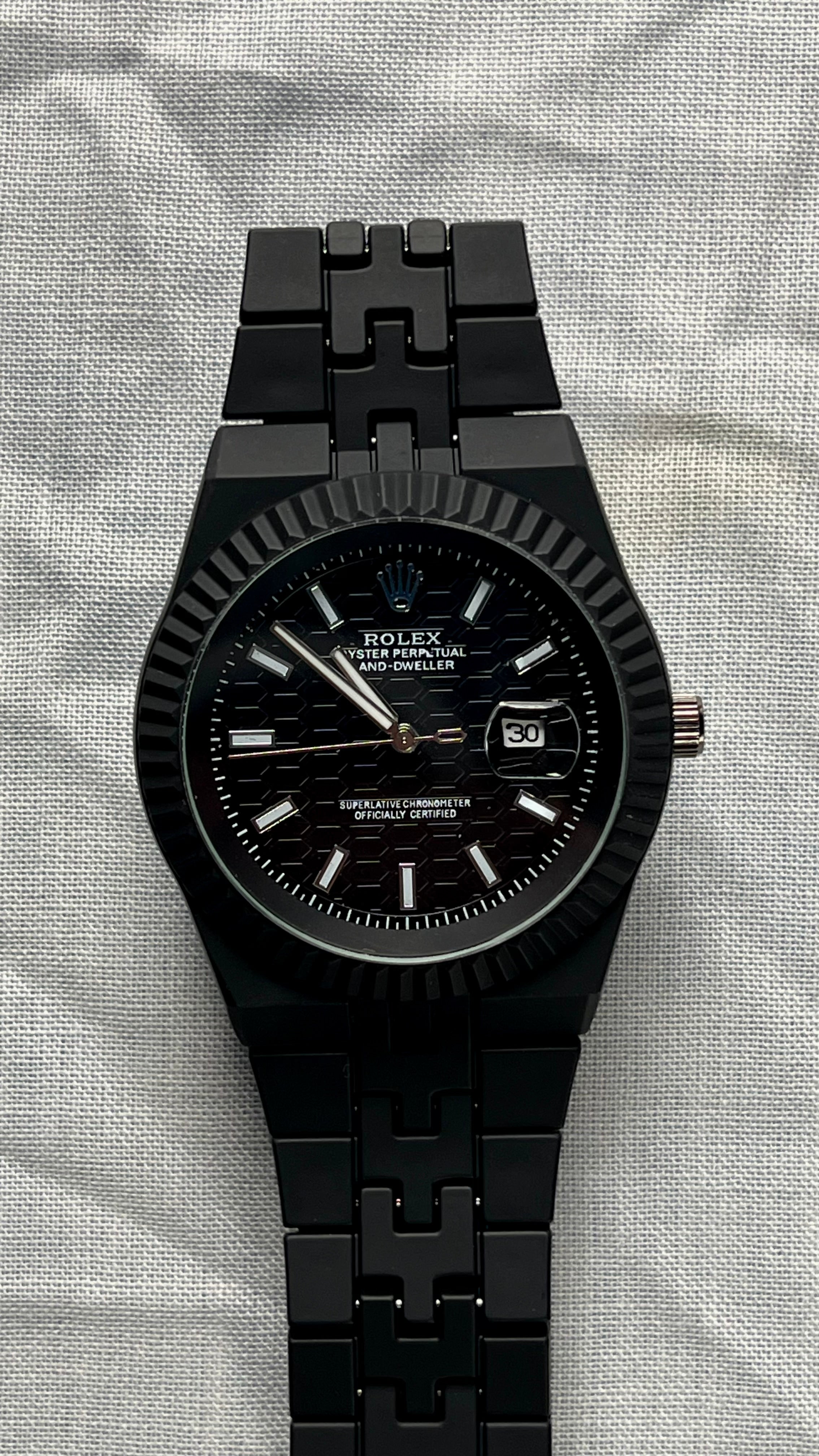 Black rolex carbon